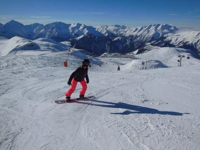 In het skigebied Alpe d'Huez kun je heerlijk wintersporten