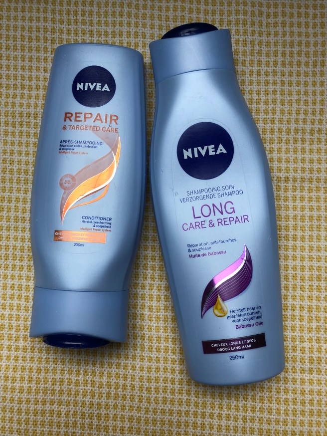 Long Care & Repair Shampoo en Repair & Targeted Care Conditioner van Nivea